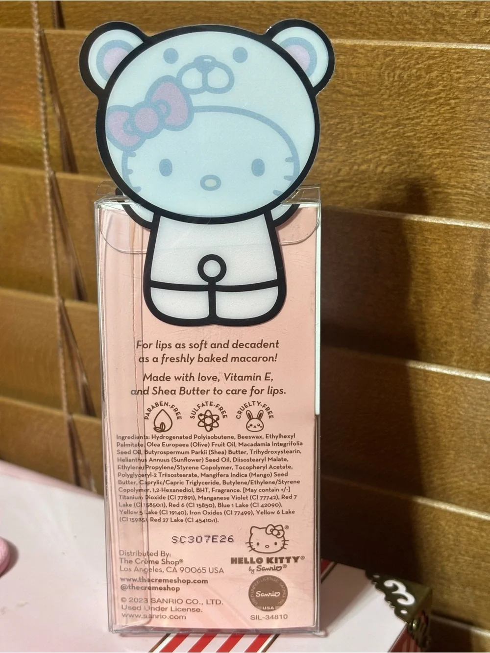 The Crème Shop x Sanrio Hello Kitty Macaron Lip Balm